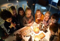 Schoolbezoek aan Museum Flehite