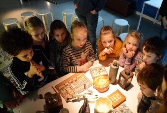 Schoolbezoek aan Museum Flehite