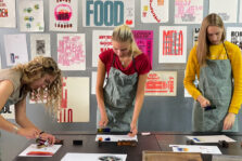 NEOS leerlijn ambachten leerlingen aan het werk in het Stadsatelier