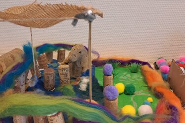 knutselen met restmateriaal