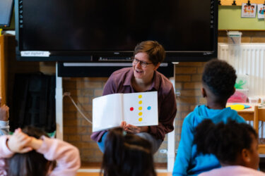 voorleesfeestje bij de kubus